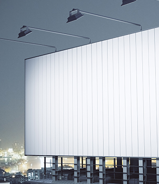 Advertising panels image